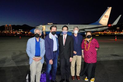 U.S. lawmakers arrive in Taiwan with China tensions simmering