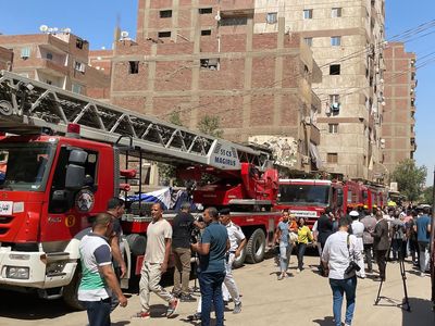 A fire at a church in Cairo kills 41 people and injures 16 others
