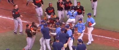 The benches cleared in the Rays-Orioles game for the lamest of reasons