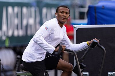 DeVonta Smith, Jaquiski Tartt return to Eagles’ practice