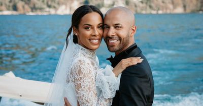 Rochelle Humes shares glamorous unseen snaps of vow renewal with husband Marvin