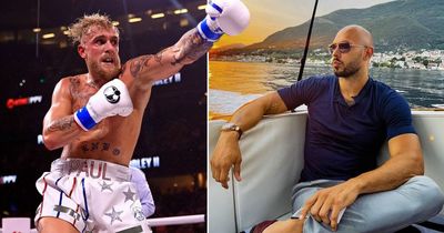 Jake Paul told Andrew Tate "meets the criteria" of opponent he's looking for