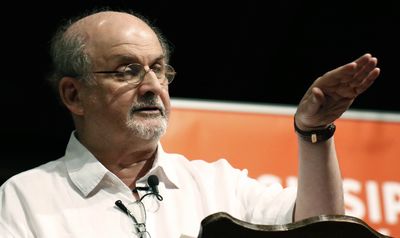 Salman Rushdie remains in critical condition, his son says