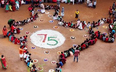 Malappuram school students reassert India’s diversity through installation