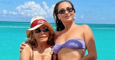 Sean Connery's widow, 93, poses in bikini alongside granddaughter