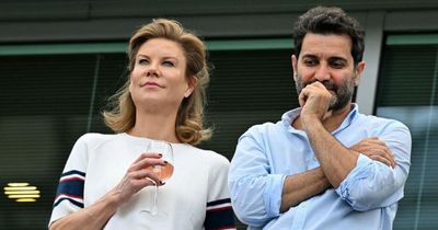 Newcastle United co-owner Amanda Staveley in the stands for Chelsea-Tottenham clash