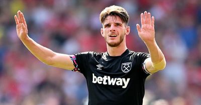 Irish fans delighted as Declan Rice misses penalty in West Ham loss