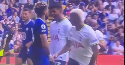 What Cristian Romero did to Reece James after late Harry Kane equaliser in Chelsea vs Tottenham