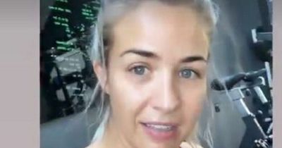 Gemma Atkinson jokes 'I look like I s*** myself' after daughter's mishap