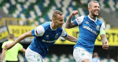 Linfield boss David Healy hails "professional" Blues after historic Sunday showdown at Windsor