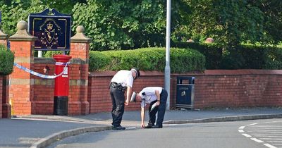 Mangled bike and damaged car at scene of 'serious crash' as roads closed for hours