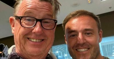 Corrie icon urged to return to the soap after he bumps into Alan Halsall at airport