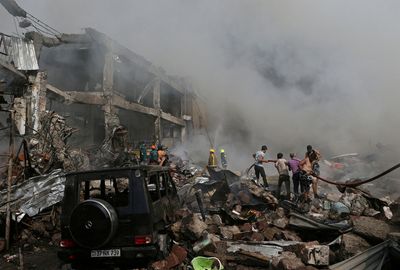 Armenian warehouse blast death toll rises to five - report