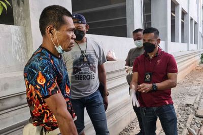 Temple servant charged with murder, says averted robbery