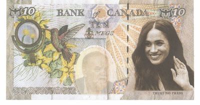 Harry and Meghan banknote will feature in exhibition of defaced currencies