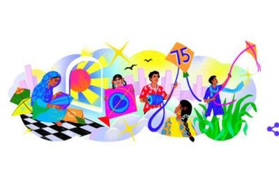 India at 75 | Google marks 75th anniversary of 'Azadi' with animated doodle inspired by kite-flying