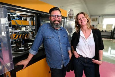 Suitcases, tea towels and a brand new record press: the Brisbane couple taking a punt on the vinyl revival