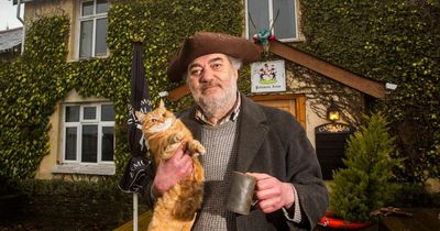 Britain's 'grumpiest pub landlord' who called cat Hitler has new moggy - named Osama