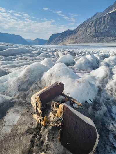 Melting Swiss Glacier Reveals Human Skulls And 50-Year-Old Plane Crash