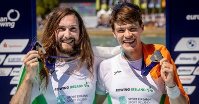Paul O’Donovan and Fintan McCarthy win gold at European Rowing Championships