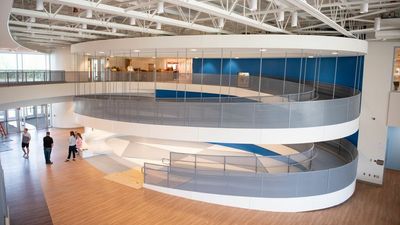 Learning spaces, wellness rooms, nature trails. This is the K-12 school of the future