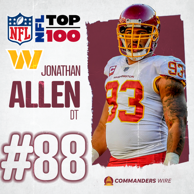 Jonathan Allen named one of the NFL’s top 100 players