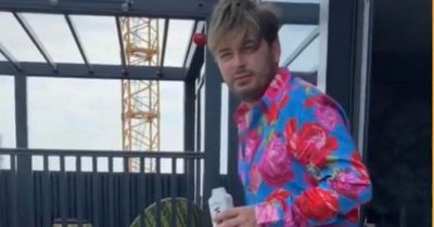 Brian Dowling returns home with hangover at 5am after wild baby shower