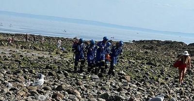 20 people rescued on one beach in an hour during manic weekend for coastguard