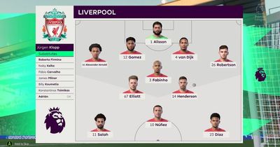 We simulated Liverpool vs Crystal Palace to get a score prediction