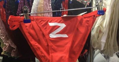 Vladimir Putin's supporters snap up patriotic 'Z' underwear to back his war in Ukraine