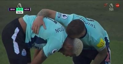 Kieran Trippier breaks up fight and the four words Burn roared at Newcastle players in tunnel