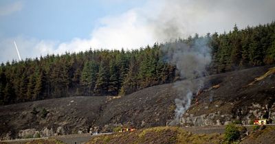 86 deliberate fires lit across south Wales during heatwave with 50 firefighters battling on Rhigos Mountain alone