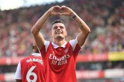 Granit Xhaka liberated at Arsenal after Mikel Arteta grants midfielder ‘freedom’