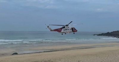 Woman dies after becoming unwell in the sea in St Ives