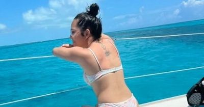 Woman left with disastrous tattoo after 'failing to follow basic aftercare rules'