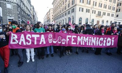 Italy records a big increase in femicides over the past year