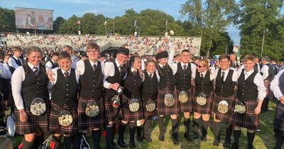 North Lanarkshire Schools Pipe Band drummers crowned world champions