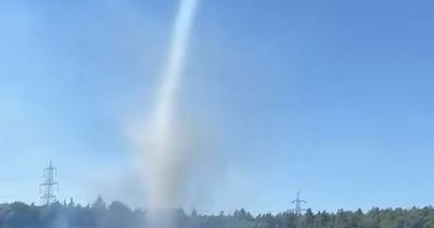 Video shows rare 'dust devil' sweep through County Durham field