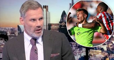 Jamie Carragher tears into Lisandro Martinez - "He can't play there in the Premier League"