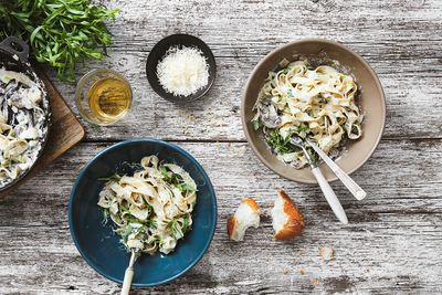 Creamy, dreamy fettuccine Alfredo