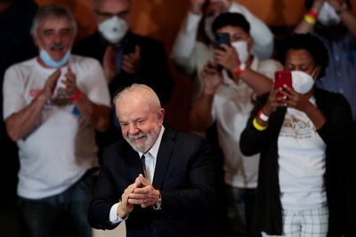 Brazil's Lula has 12% lead over Bolsonaro, would win run-off by 16%, says poll