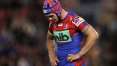 Video of Kalyn Ponga and Kurt Mann being asked to leave toilet cubicle being investigated by NRL integrity unit