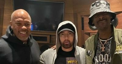 Eminem sends fans into a frenzy as he teases Snoop Dogg and Dr Dre link up