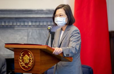 Taiwan's president says peace critical to tech supply chain stability