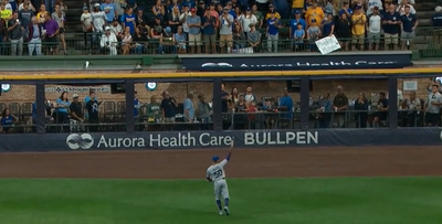 Mookie Betts played catch with a young Dodgers fan in the stands in classy moment