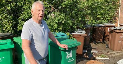 Man's anger over bins making 'dumping ground' of street in Lenton
