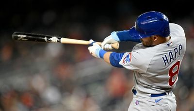 Lucky 11th home run puts Cubs’ Ian Happ on exclusive list of switch-hitters