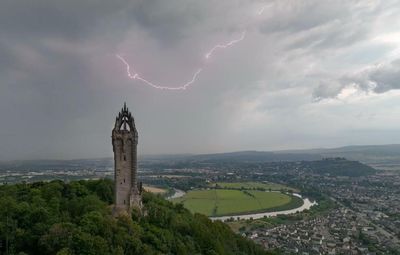 'Just luck': Amateur Scots photographer snaps landmark lightning shot