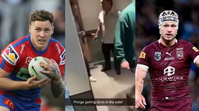 Two NRL Players To Be Investigated After Leaving Same Toilet Cubicle Saying It Was For Vom Only
