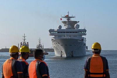 Chinese survey ship docks in Sri Lanka after diplomatic standoff